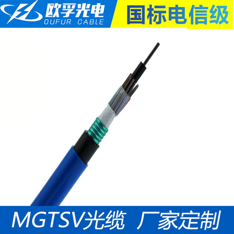 MGTSV-24b1 24芯单模层绞式矿用光缆